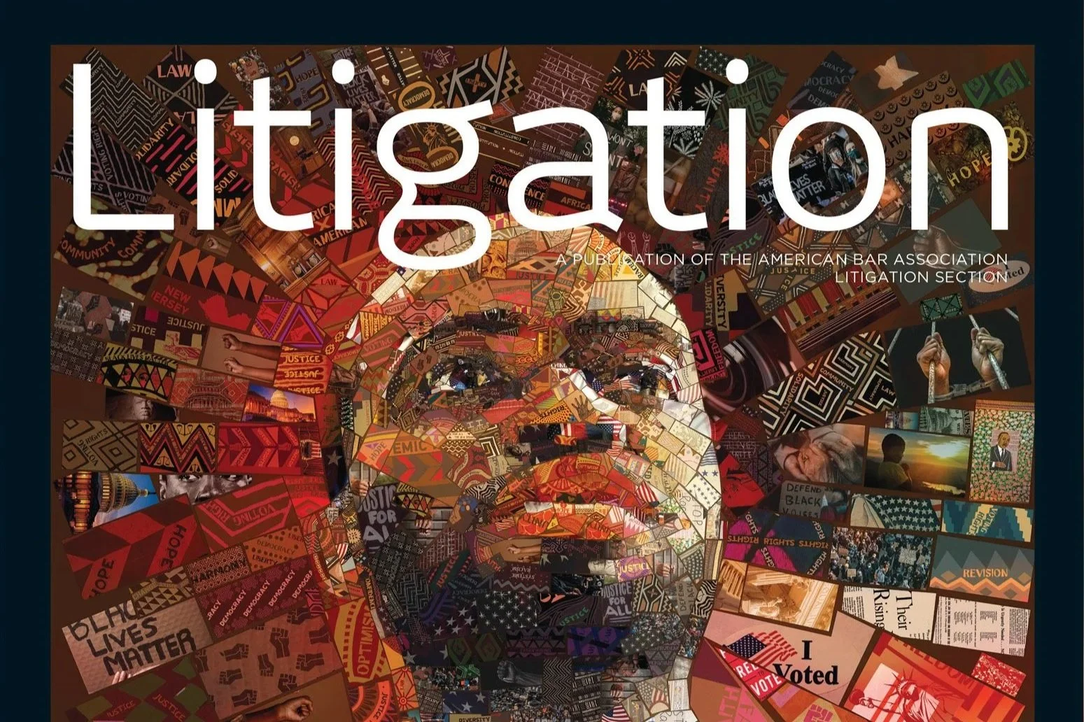 Litigation Journal cover illustration: Experience Black