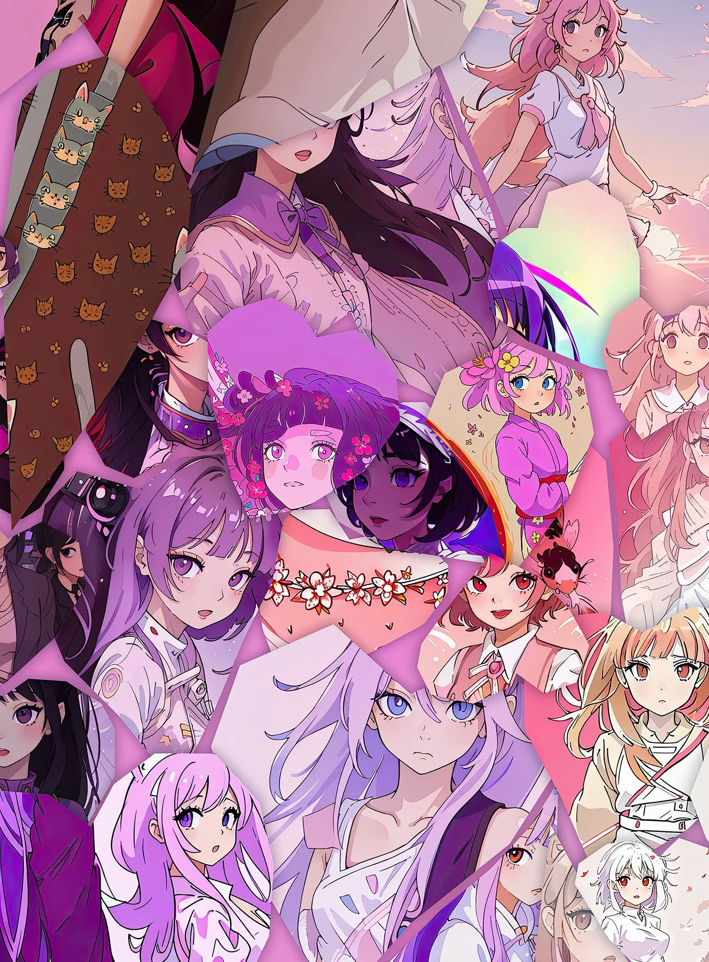  Mosaic illustrations for Entertainment visuals 