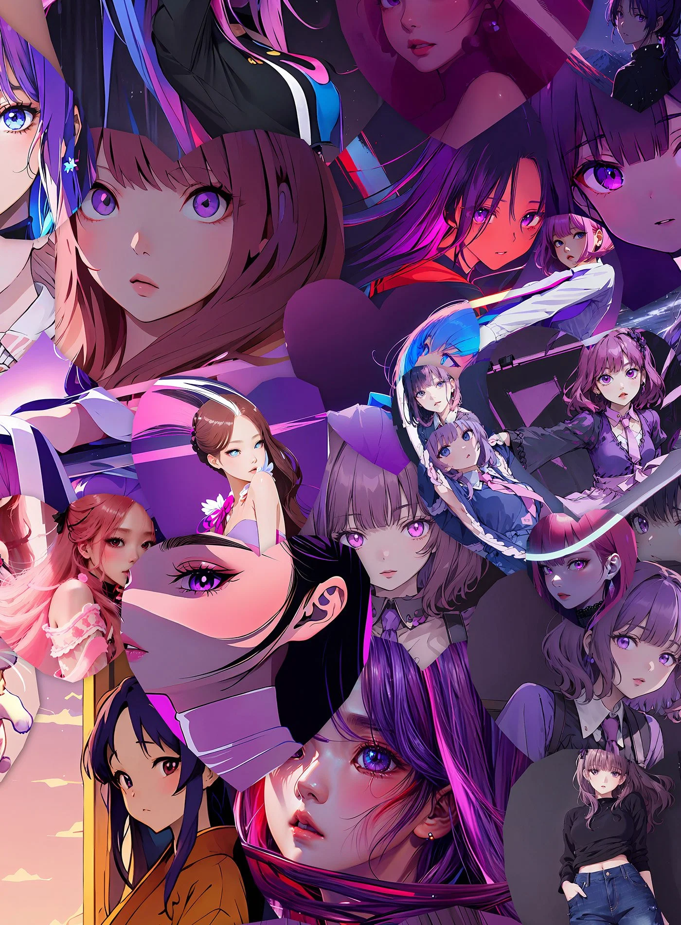  K-Pop Digital photo mosaic art 
