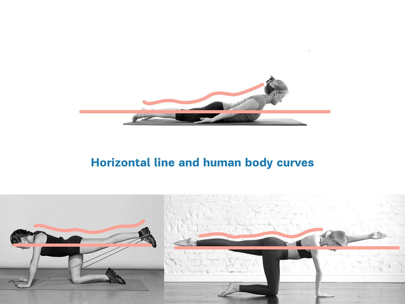  Logo design,  clean horizontal line suggesting balance, natural flow, and the meeting of sky and body.  