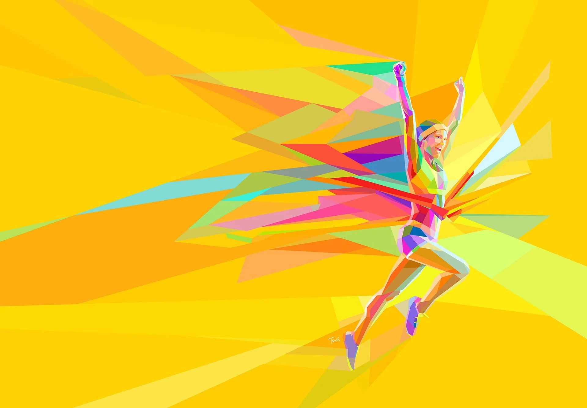  Logo design structure with the brand pattern design, branding Winning athlete, colorful illustration for physiotherapy center, brand illustration 