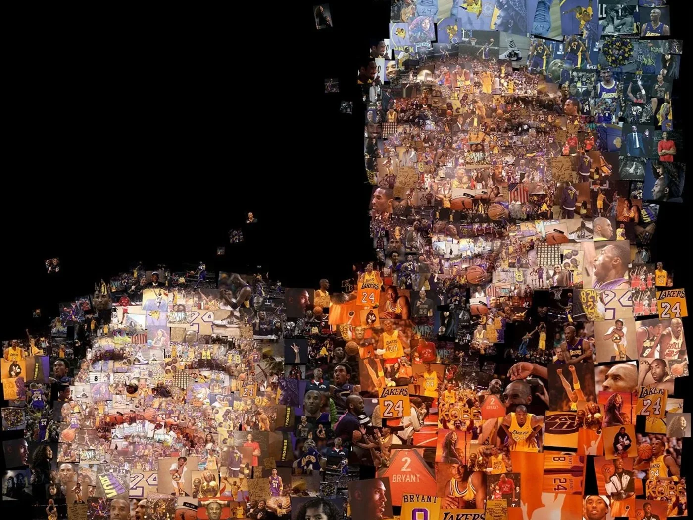 Kobe Gianna Bryant Mamba Forever Mosaic