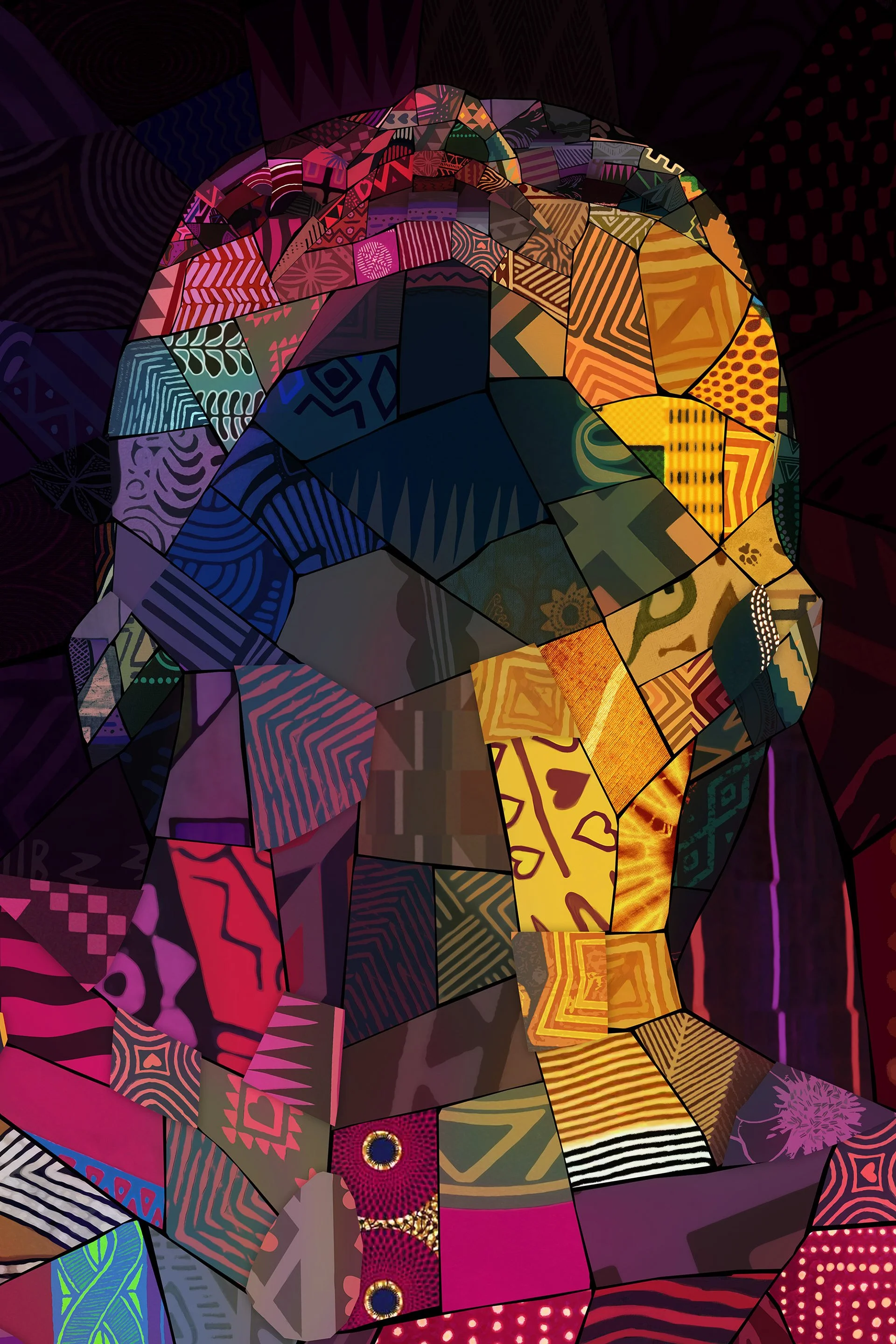  Todays digital mosaic art from many imoges, Affordable contemporary art 