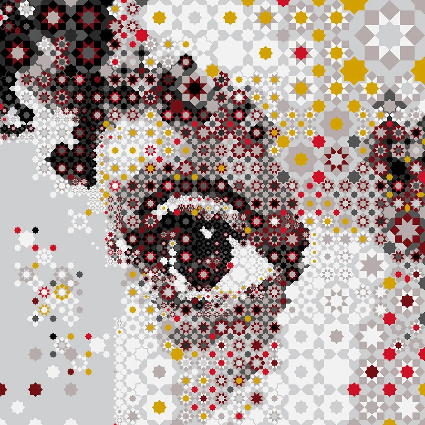 Qatar 2022 football Arabesque mosaics