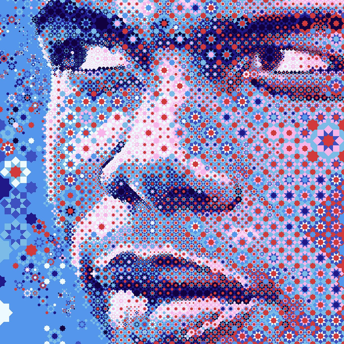 Qatar 2022 football Arabesque mosaics
