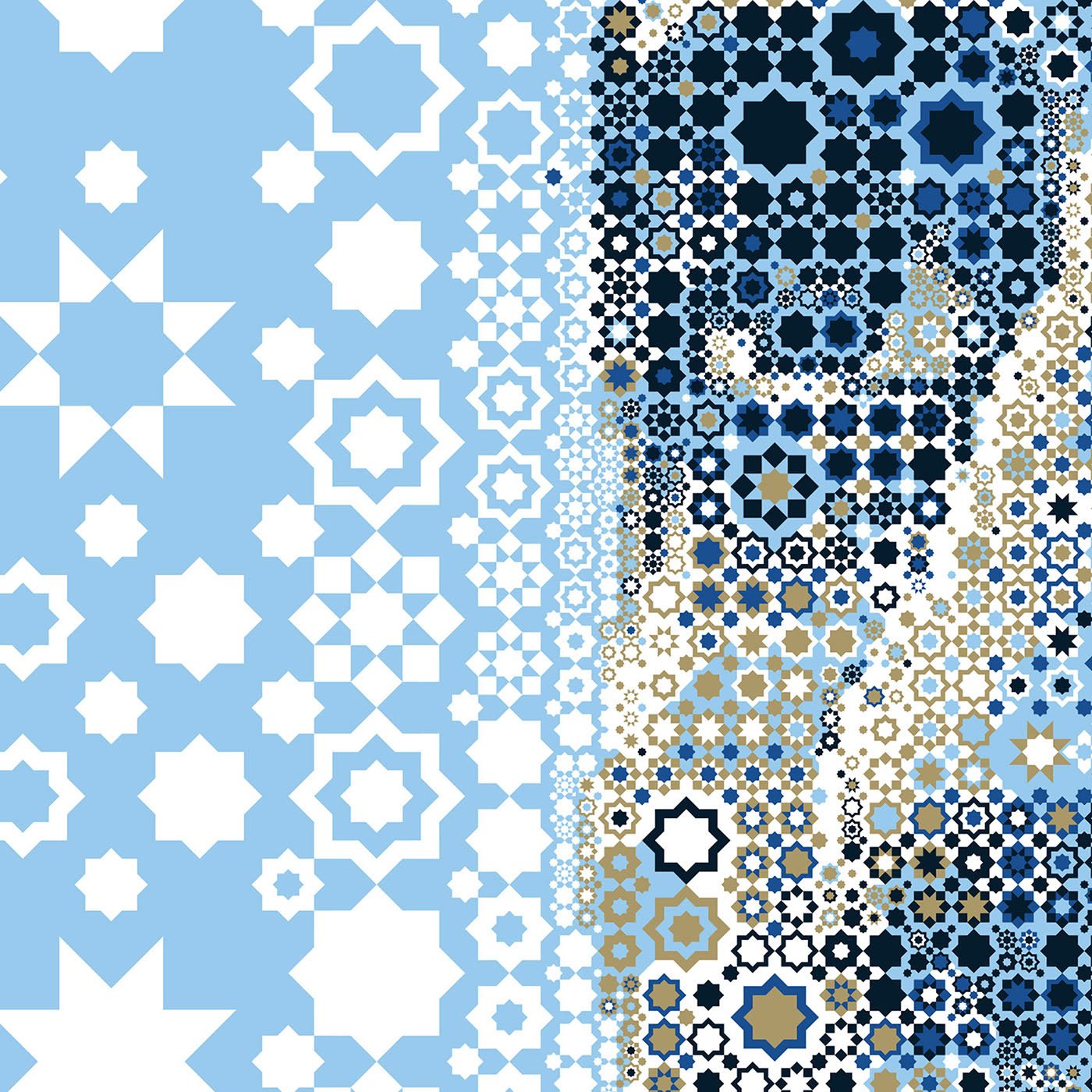 Qatar 2022 football Arabesque mosaics