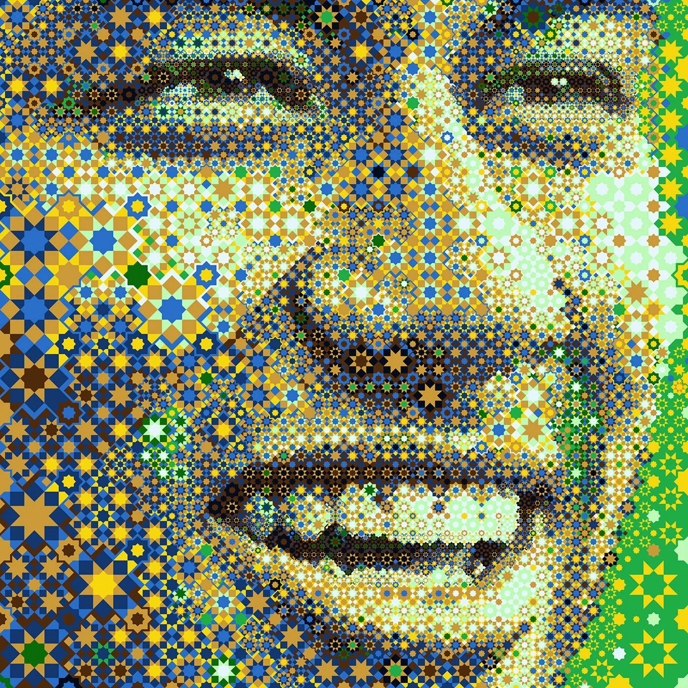 Qatar 2022 football Arabesque mosaics
