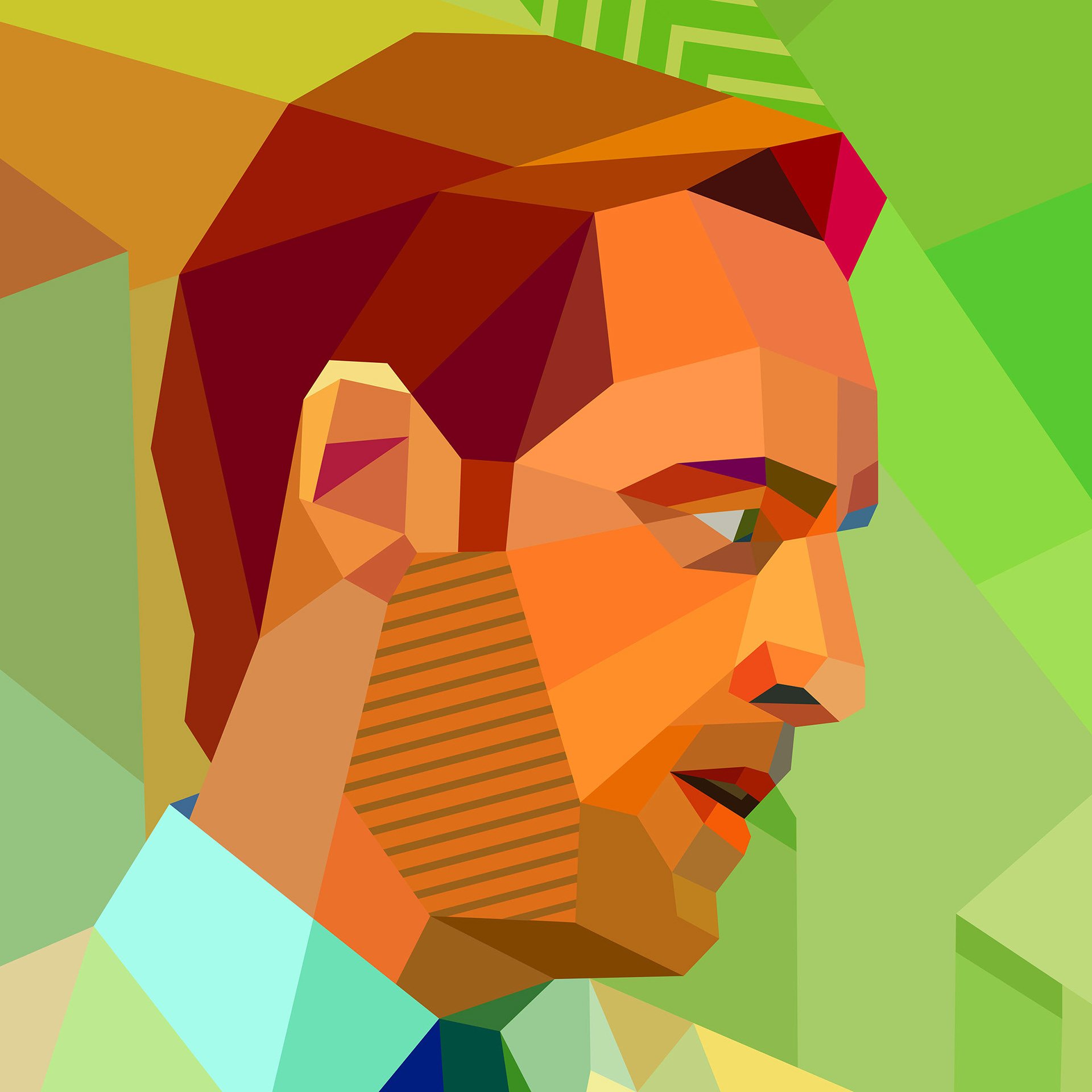  digital artwork, detail in a working process 
