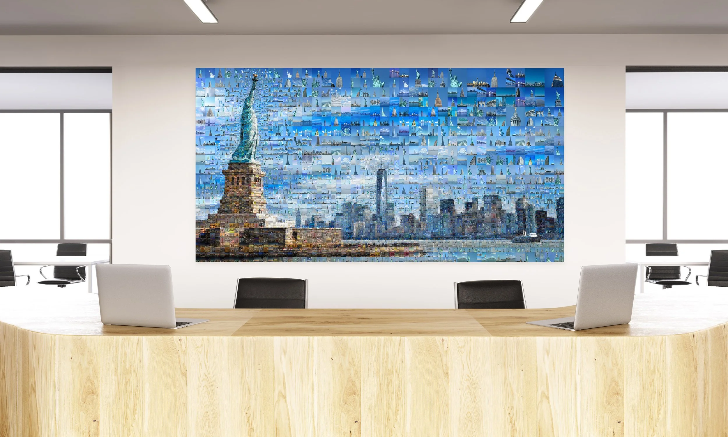  Our Metropolises photographic mosaic series New York mosaic 