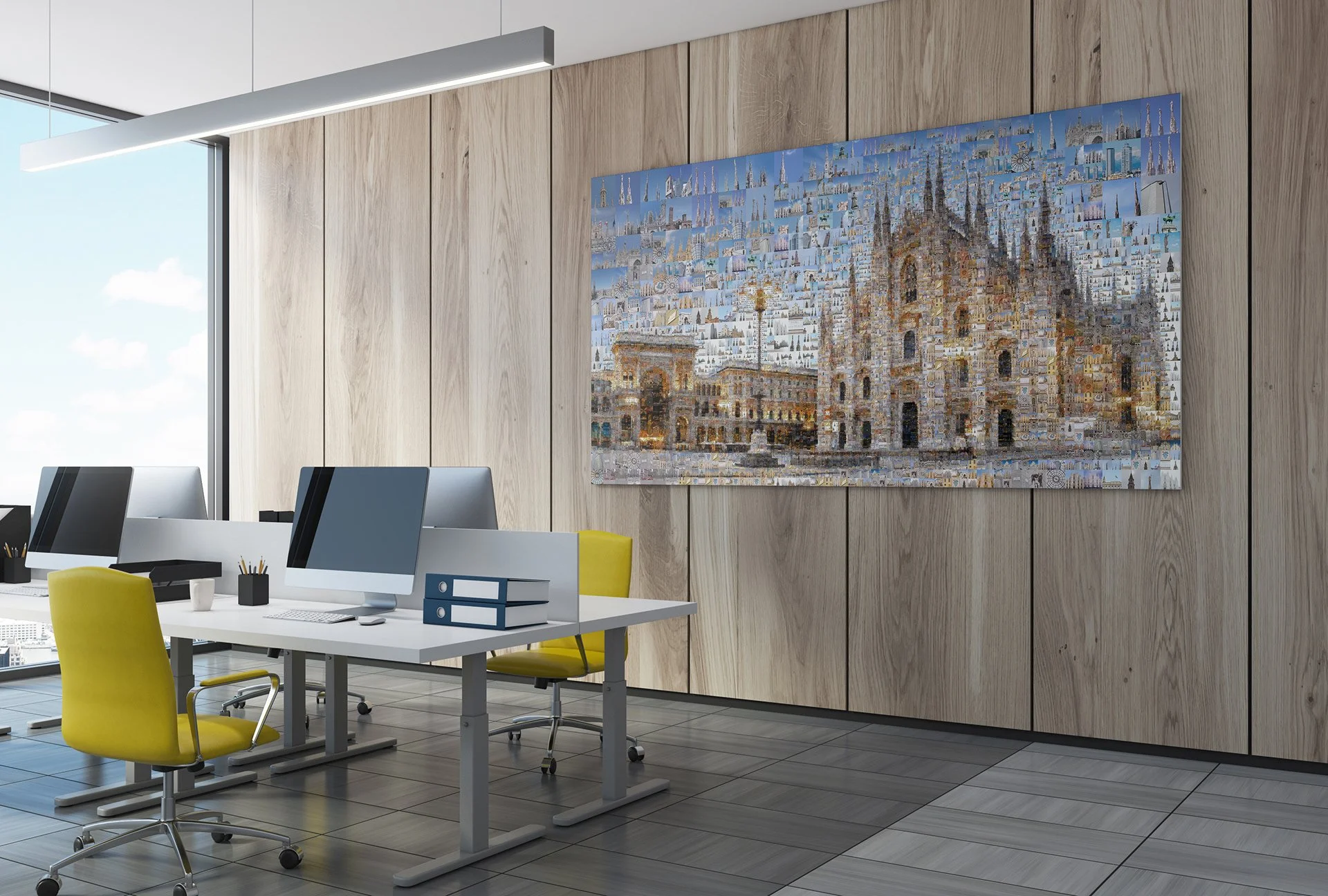  Our Metropolises photographic mosaic series Milan 