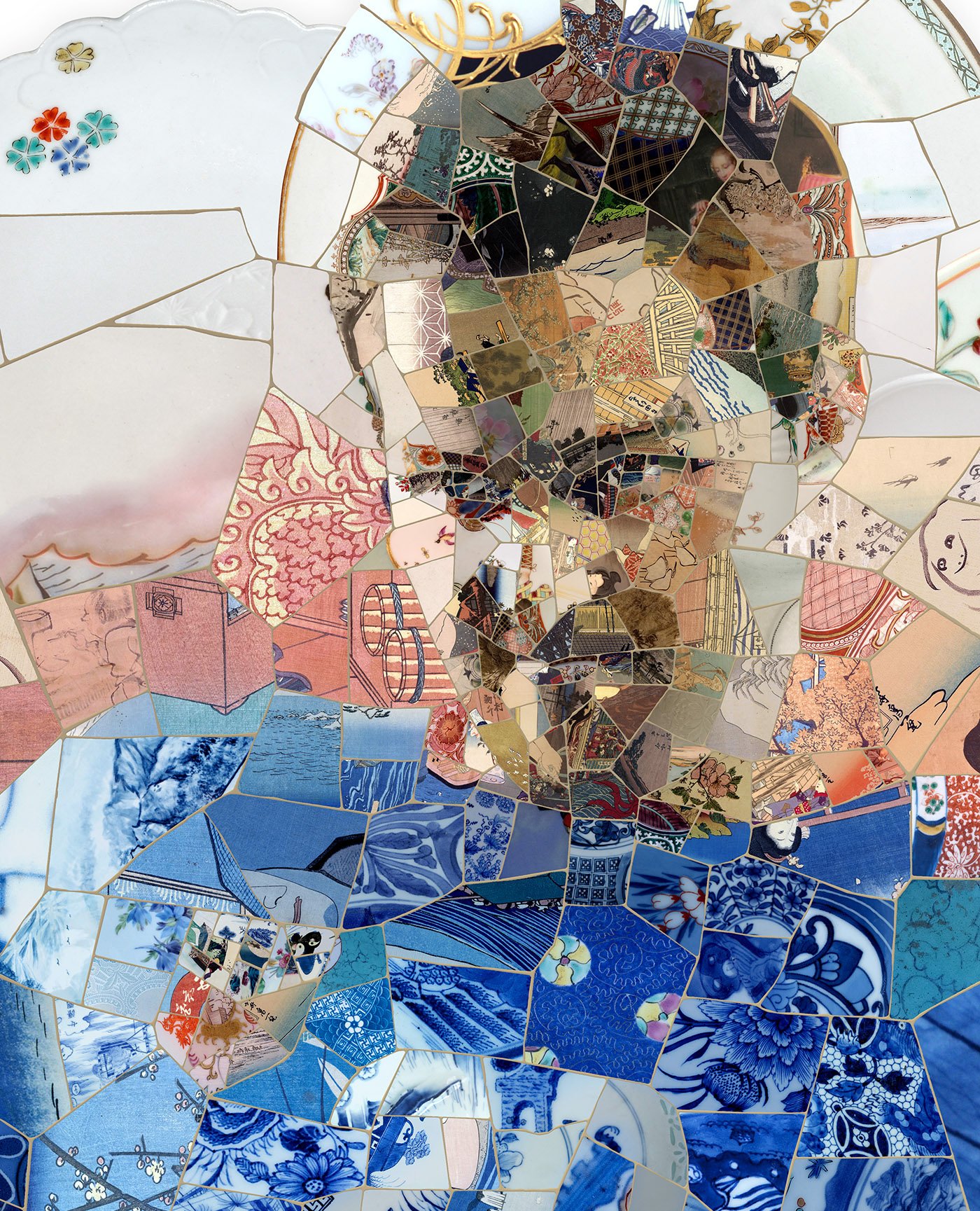  Olympic themed digital collage portrait 