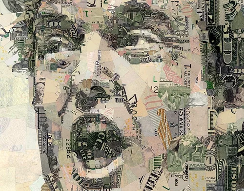 Donald Trump Dollar Mosaic, Hollywood Reporter
