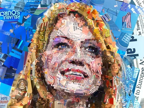 Kellyanne Conway Mosaic, de Volkskrant