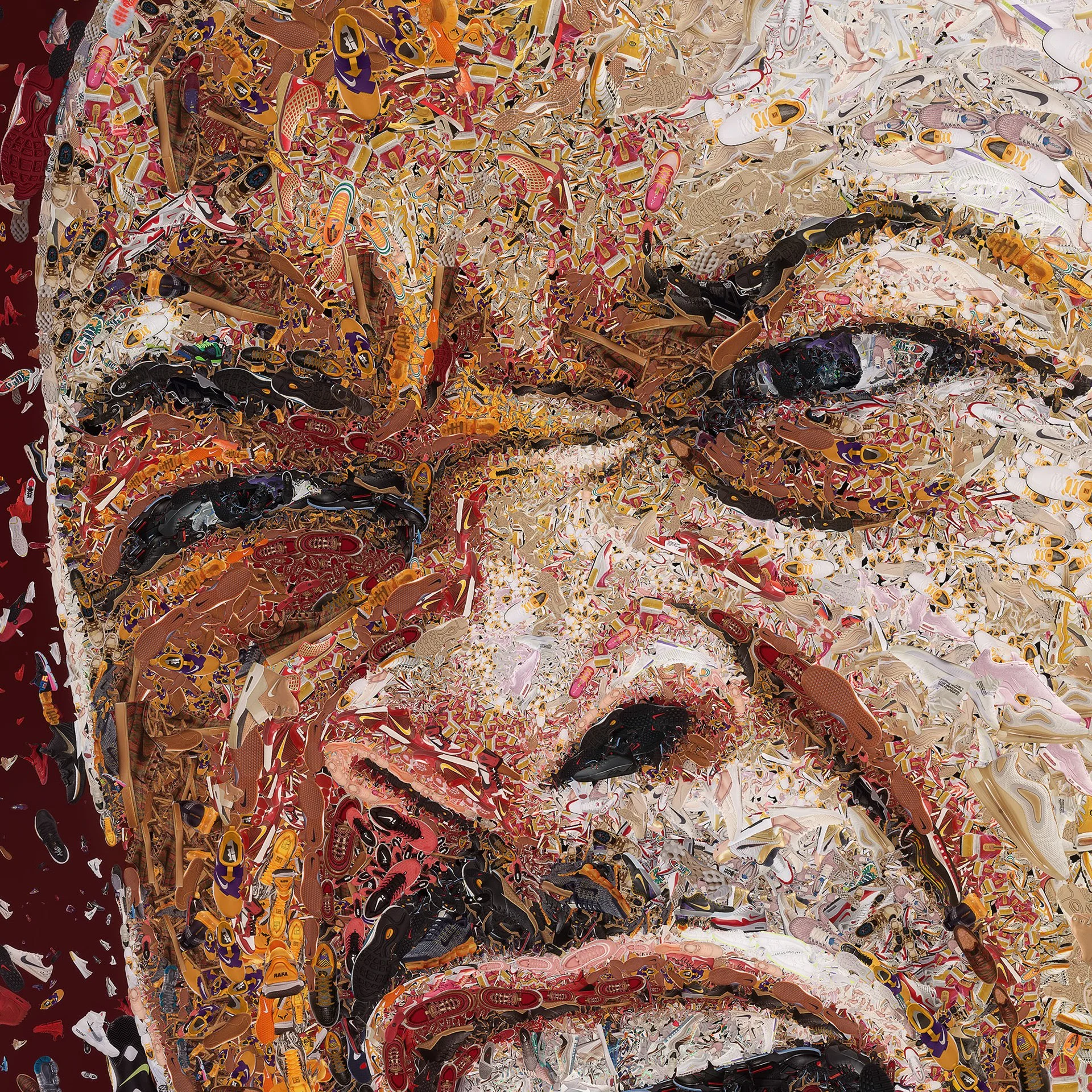  PJ Tucker from sneakers created for Bleacher Report, sport arti illustration 