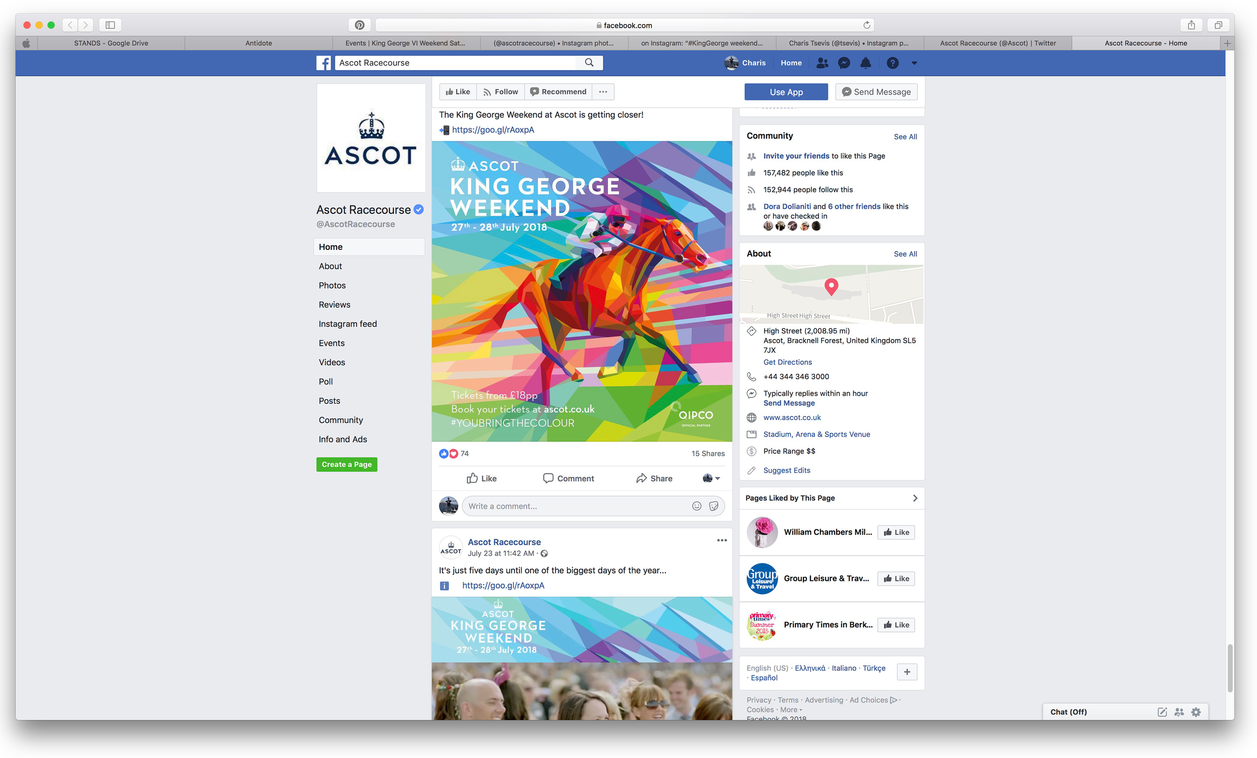   Social media promotion, neofuturistic racehorse illustration  