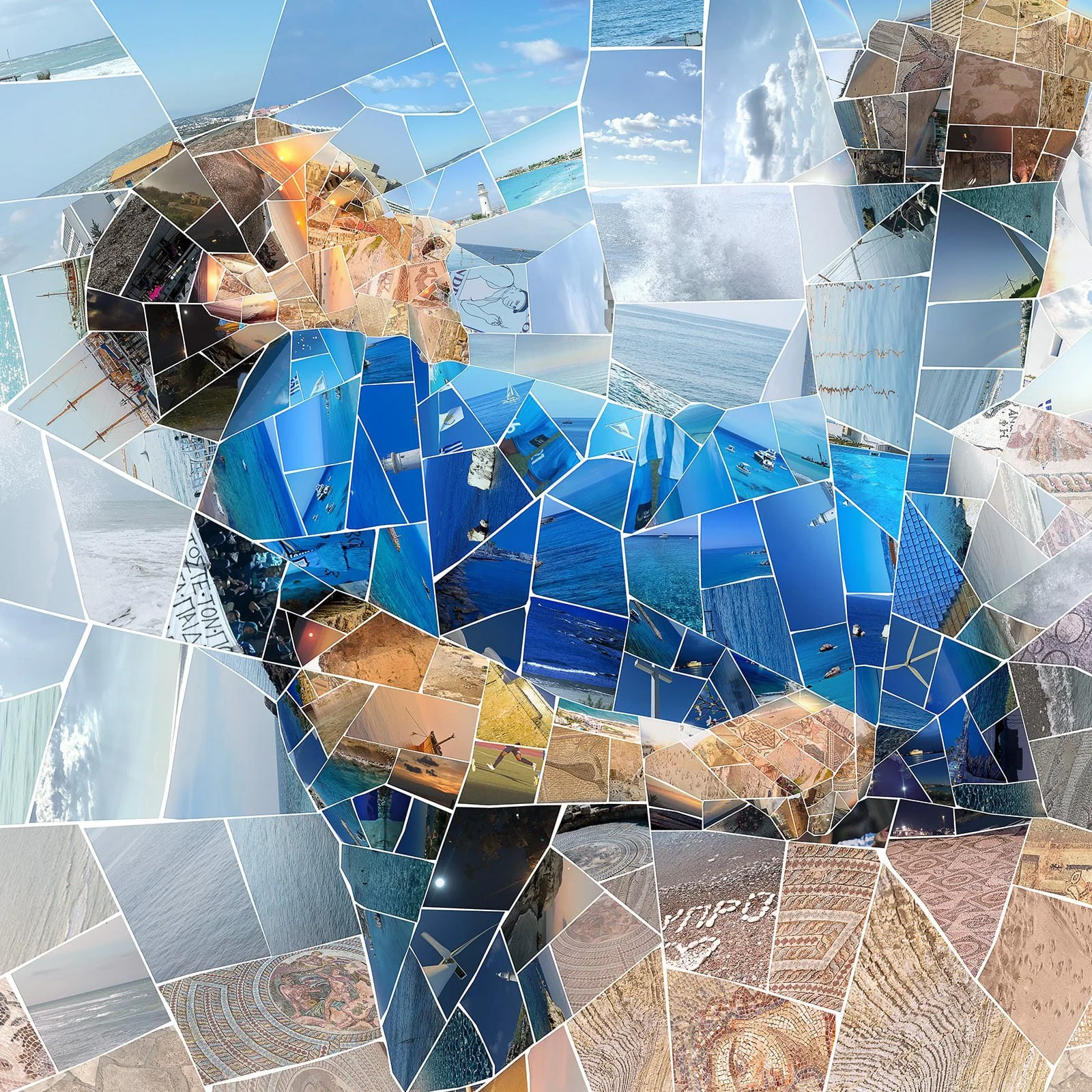   Mosaic fragment revealing how authentic Paphos street photography builds championship-level brand identity.  