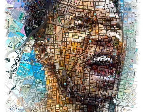 Giannis Antetokounmpo Nike Map Mosaic
