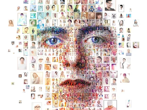 CACM Cover: Avatar Mosaic Face