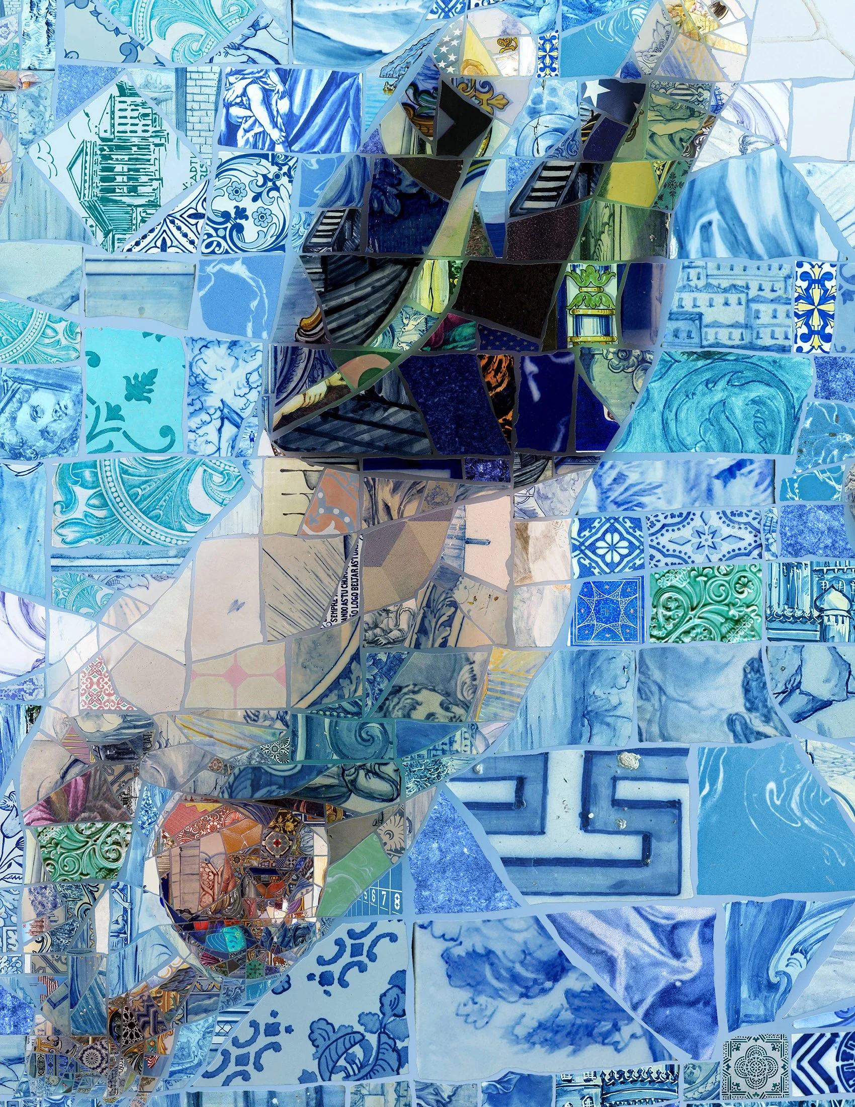  Tile patchwork paralympic swimmer champion 