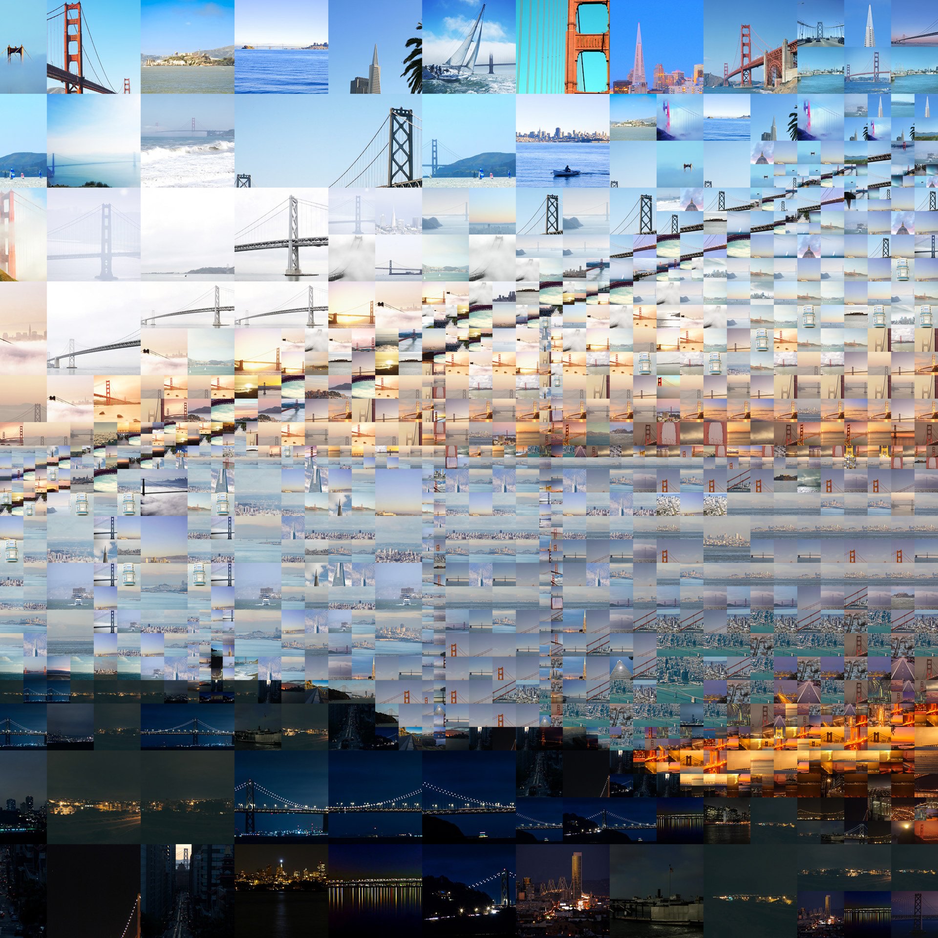  Art of images for SFO airport, public mosaic wall art 