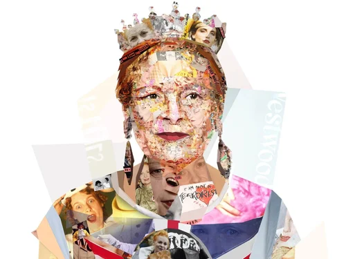 Vivienne Westwood Mosaic Portrait, Harper's Bazaar