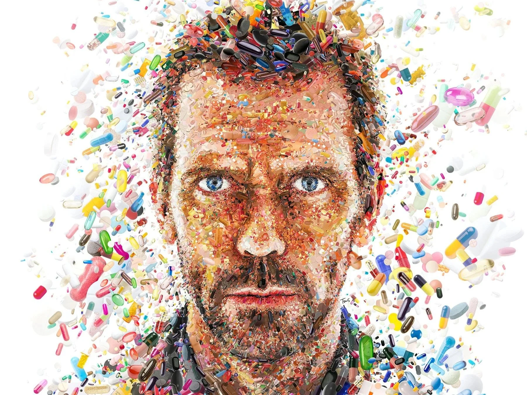 Hugh Laurie editorial portraits