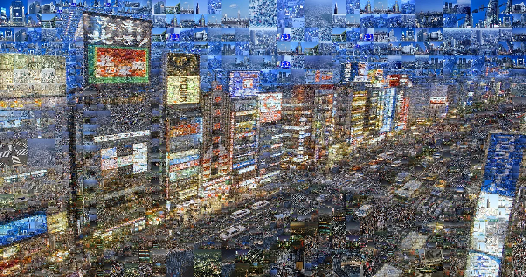   Tokyo, Japan mosaic  