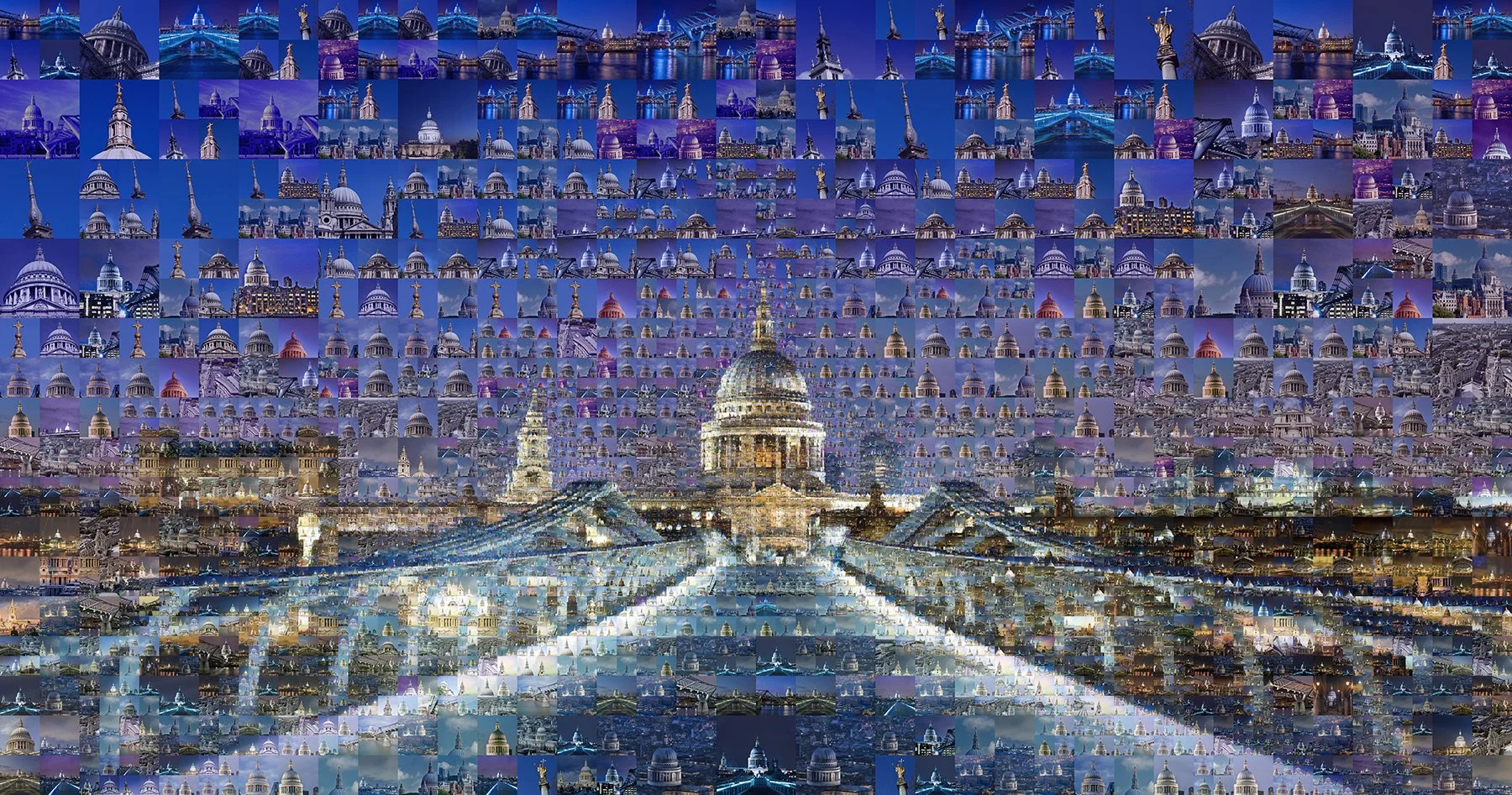   London, UK mosaic  