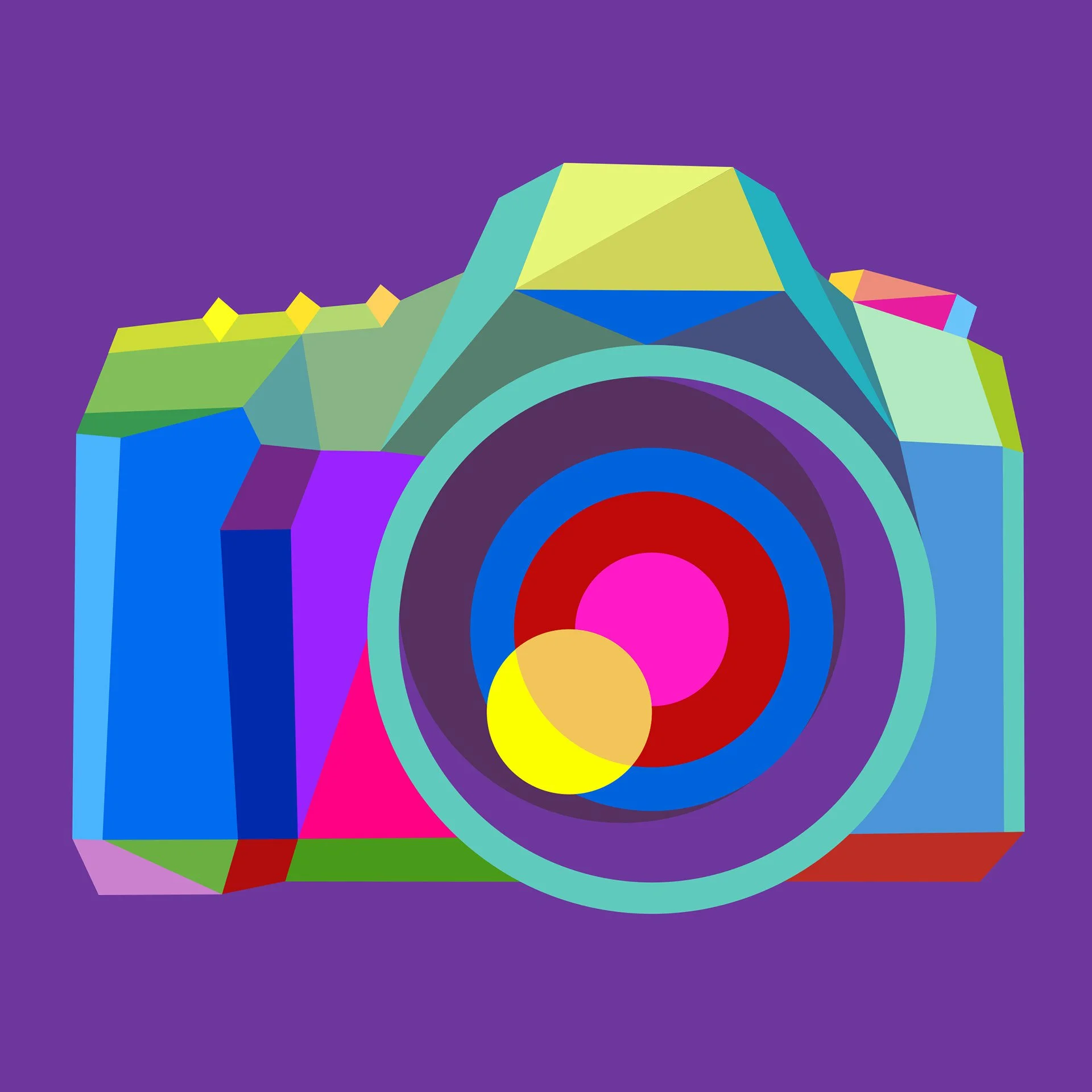   A DSLR camera shape like that from Canon  