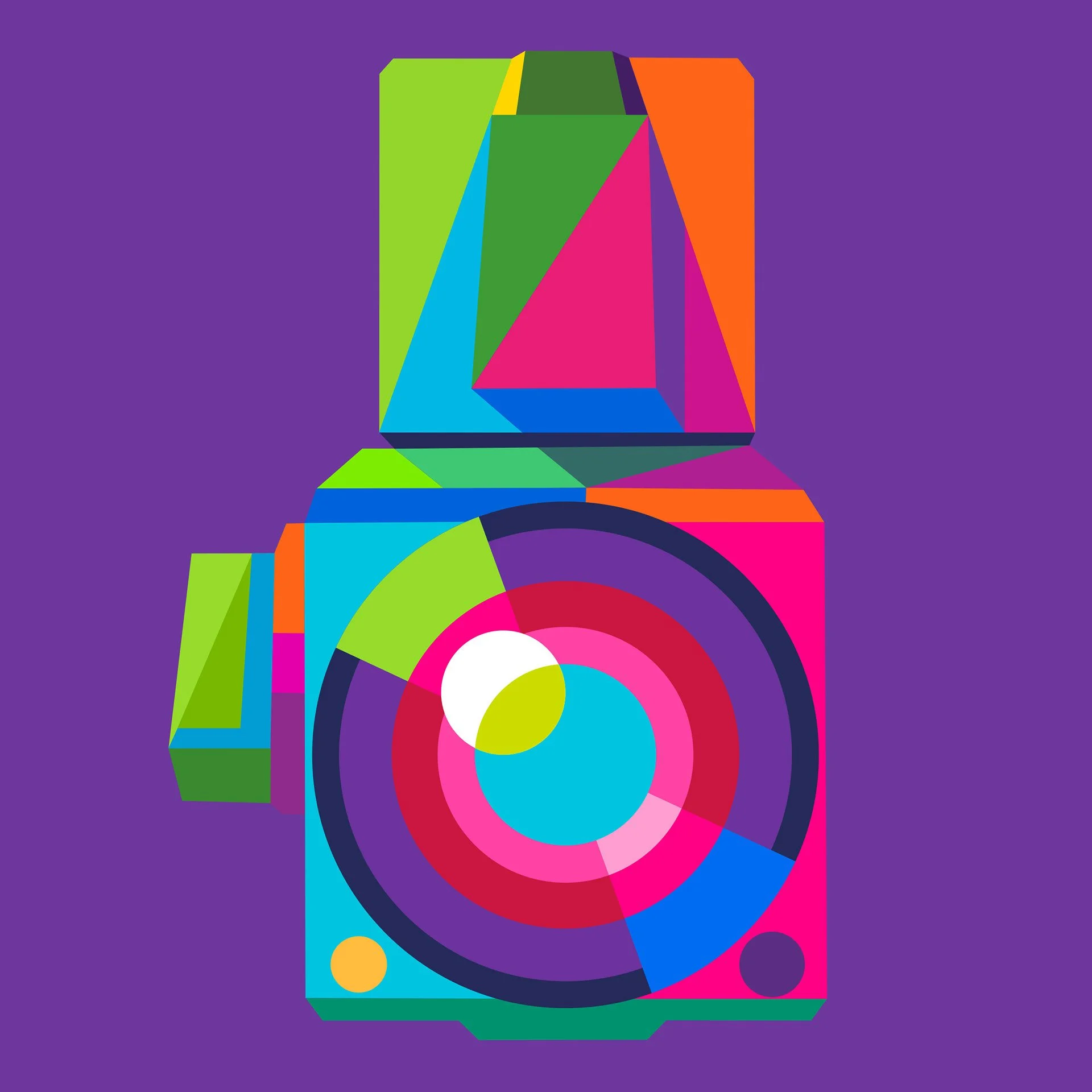   A medium format camera like the Hasselblad  
