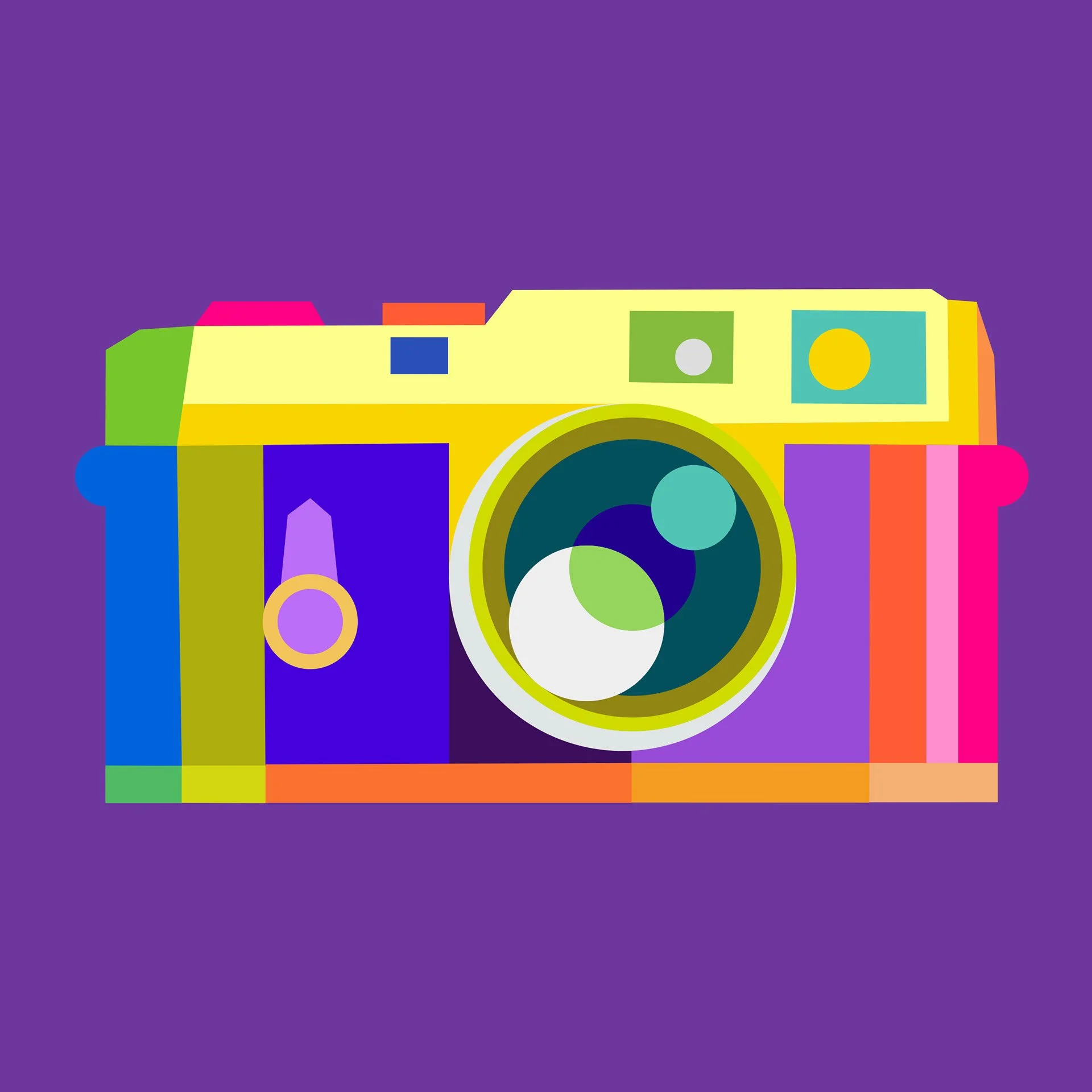   A retro camera  