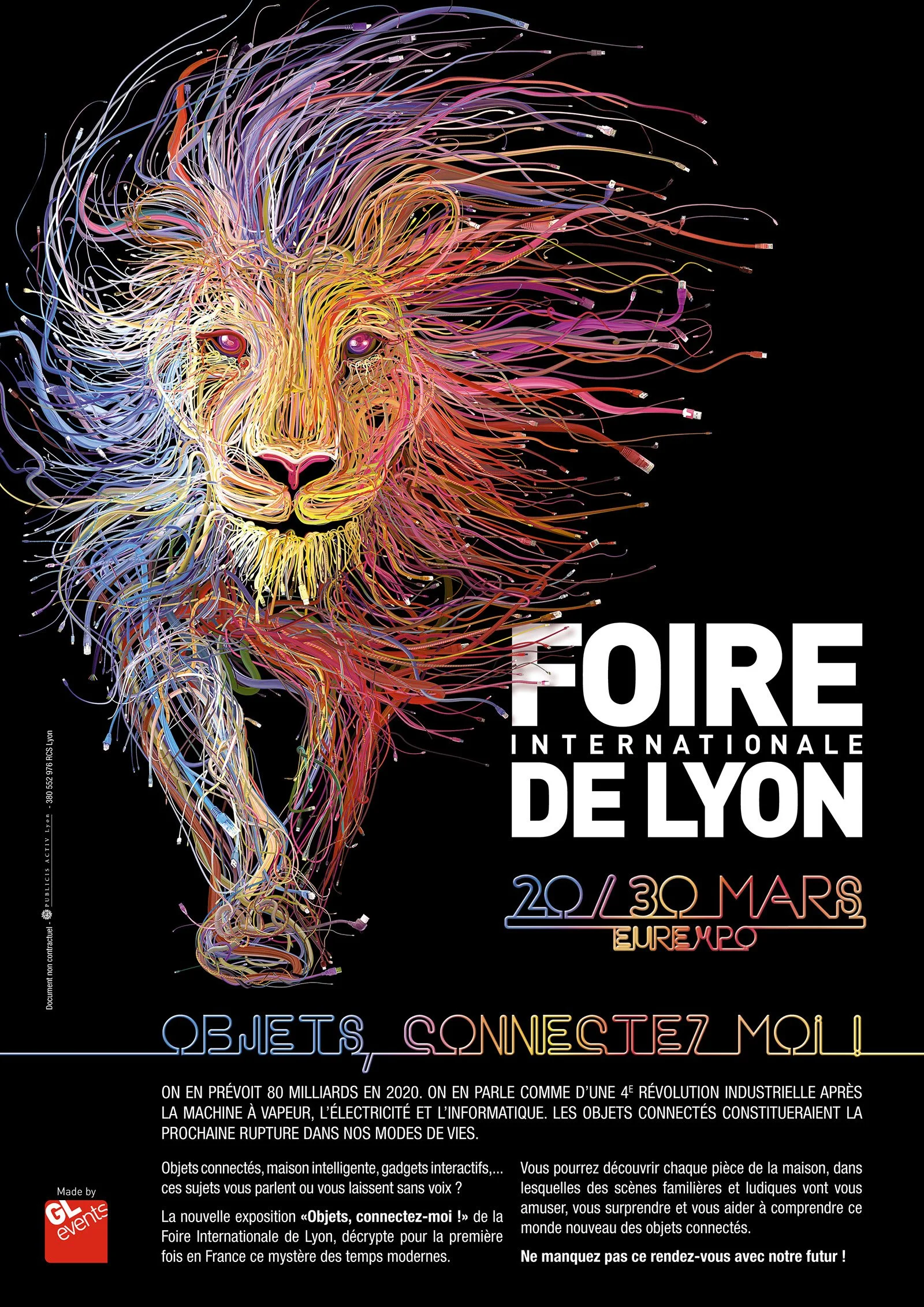   The poster (designed by Publicis Activ Lyon)  