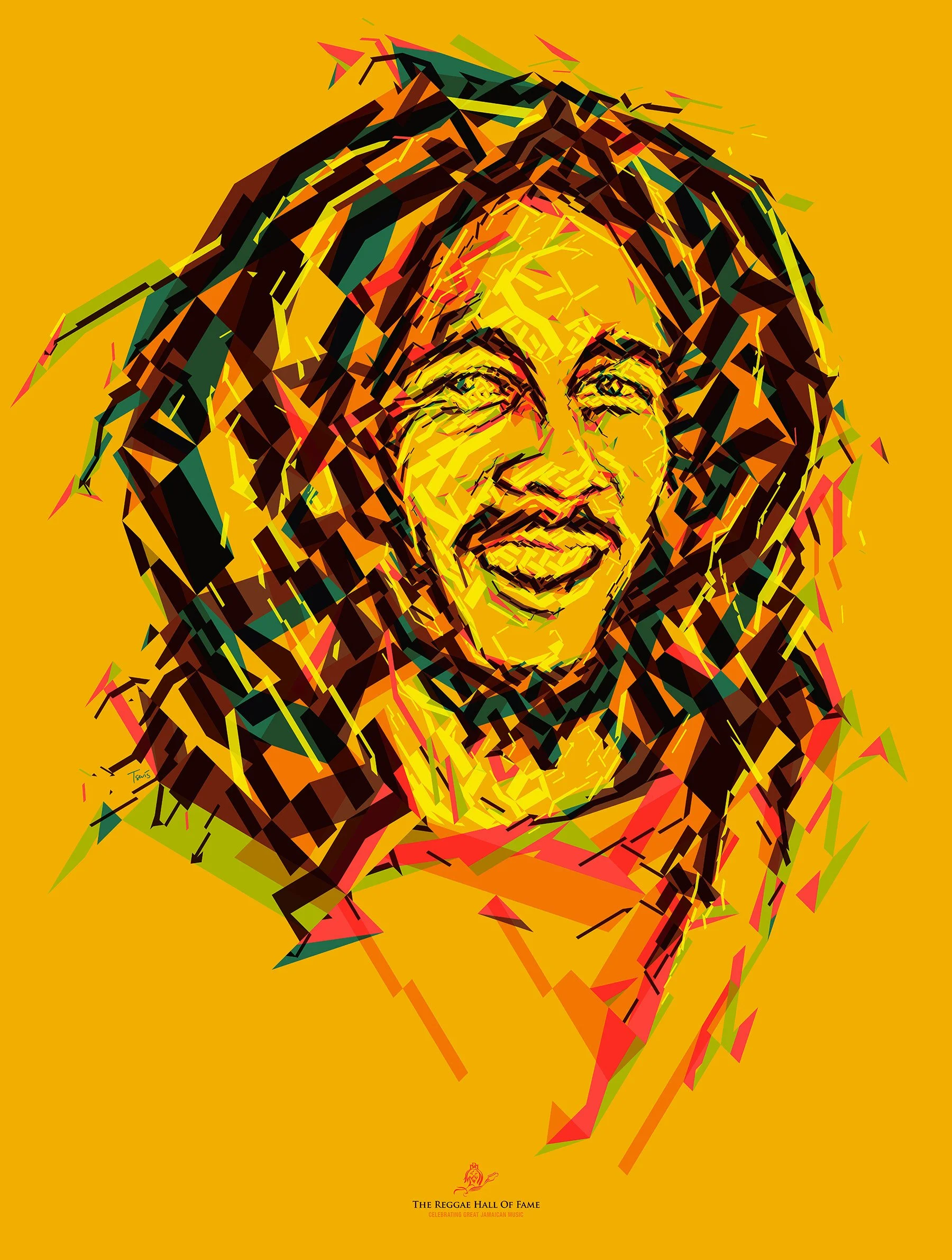   When you see Jah light... (A Bob Marley portrait)  