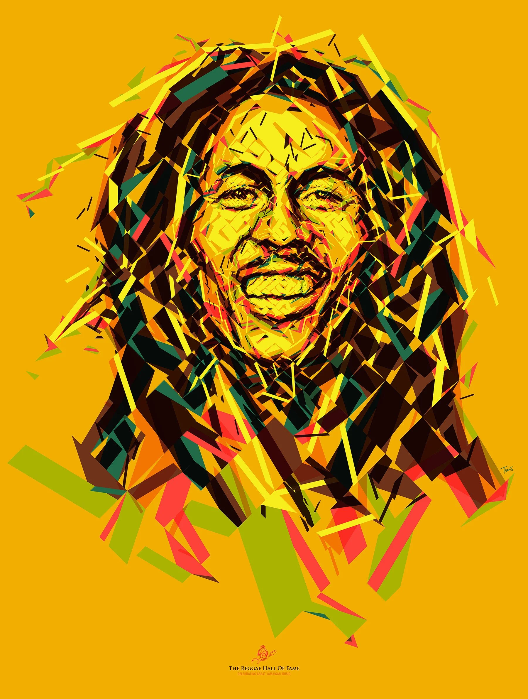   Wake up and live (An optimistic Bob Marley portrait)  