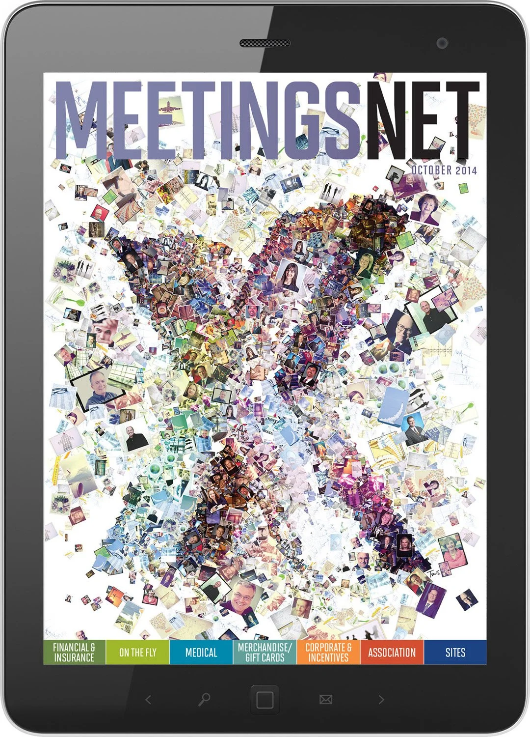 IdeaXchange X mosaic – staff faces forming the letter X on magazine cover.