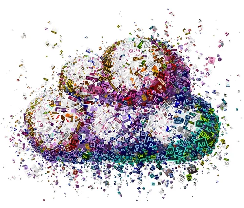 Adobe Creative Cloud Icon Mosaic, Fortune
