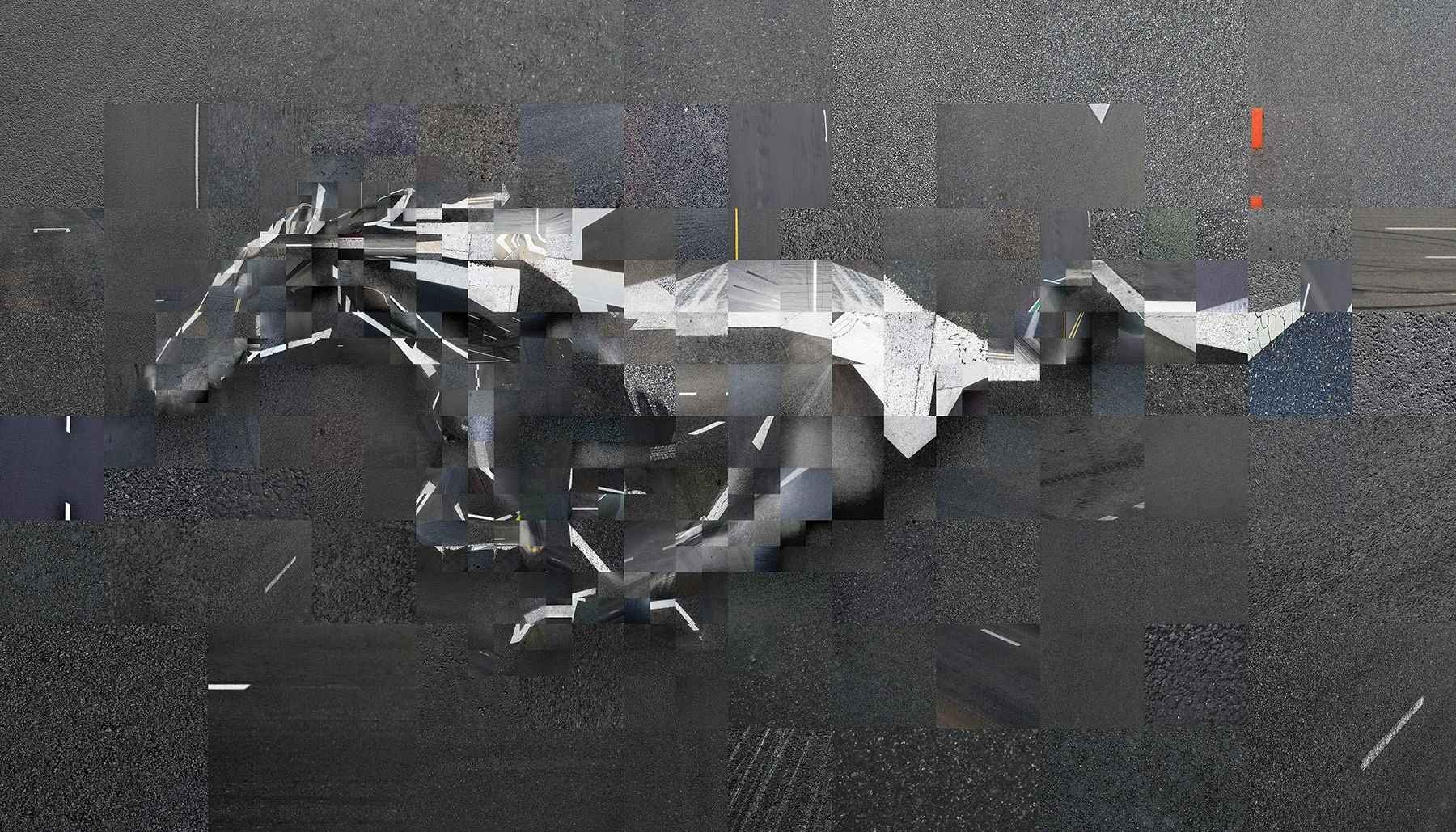 Mustang Logo mosaic