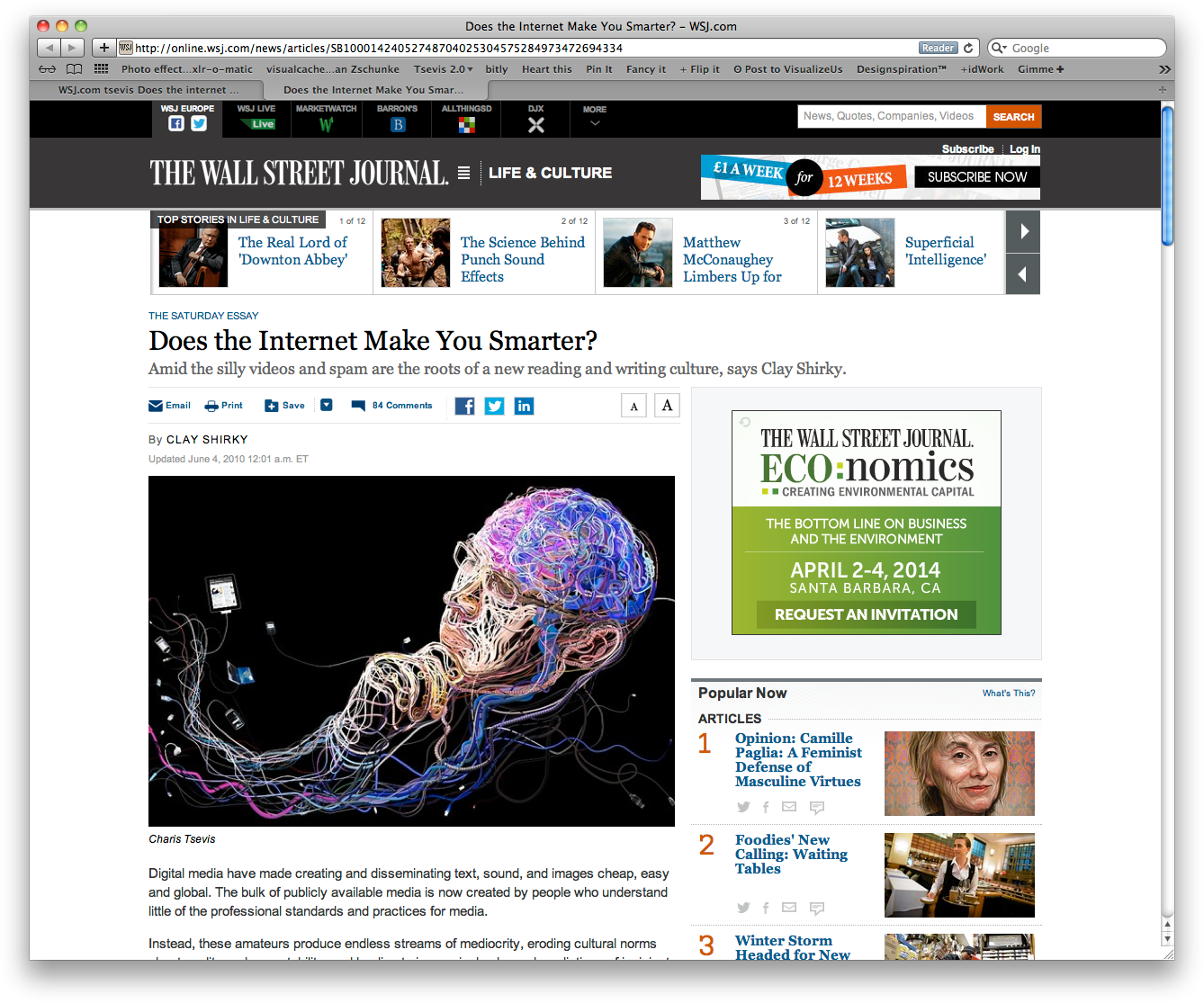 Wired illustration on the WSJ.com website