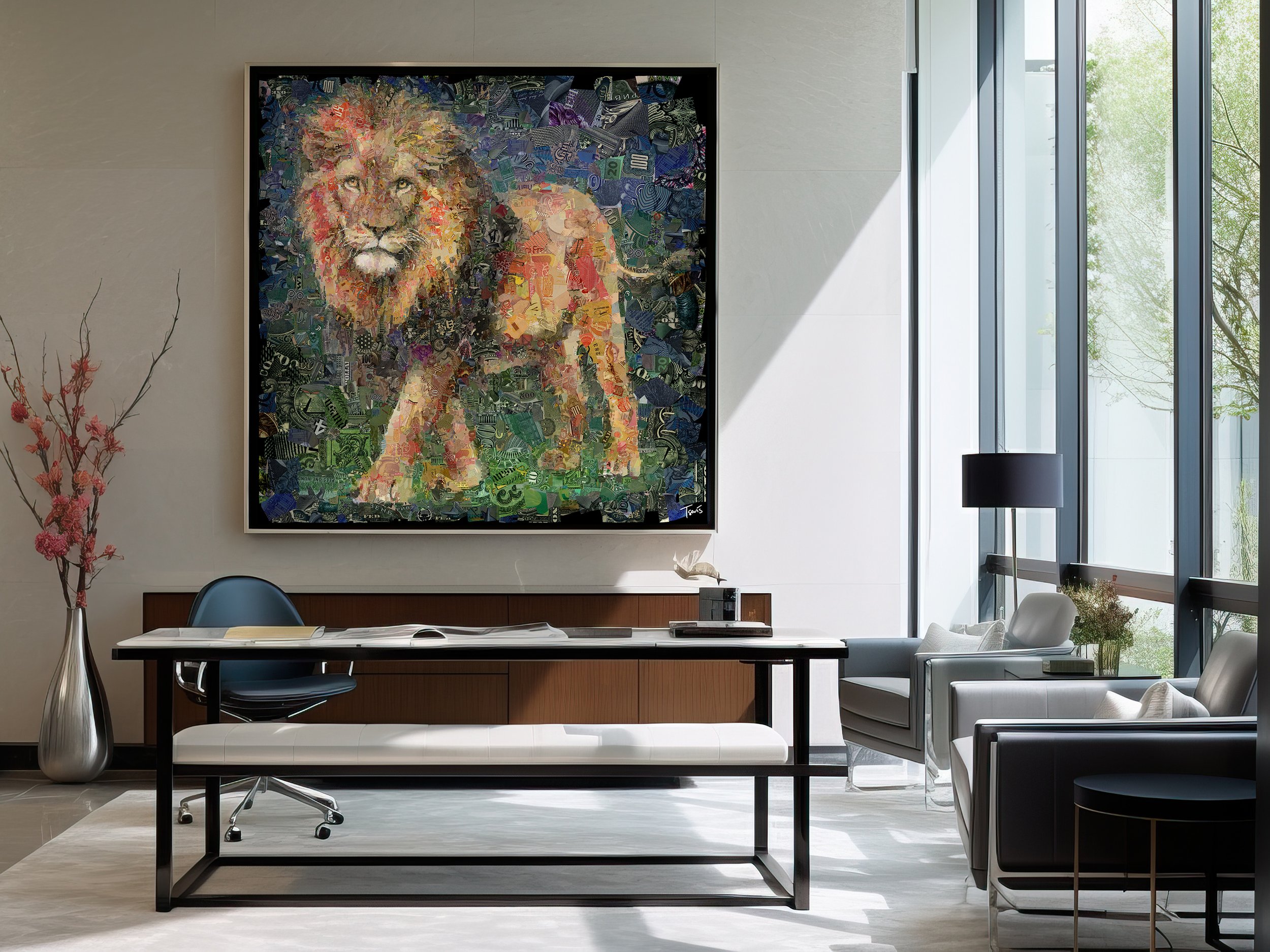 Charis Tsevis Limited Edition Money Zoo_Lion (7).jpg