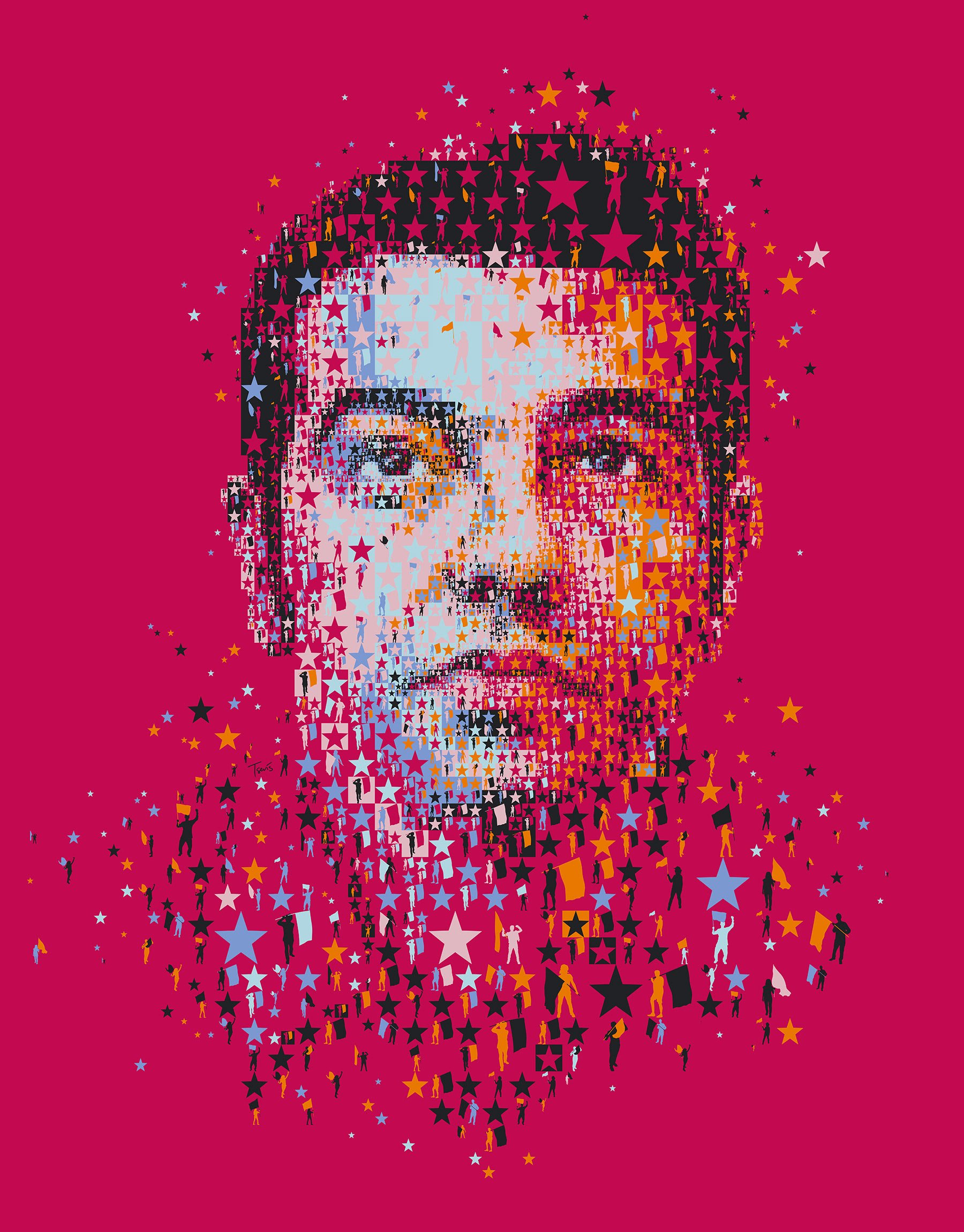 Alexis Tsipras star mosaic