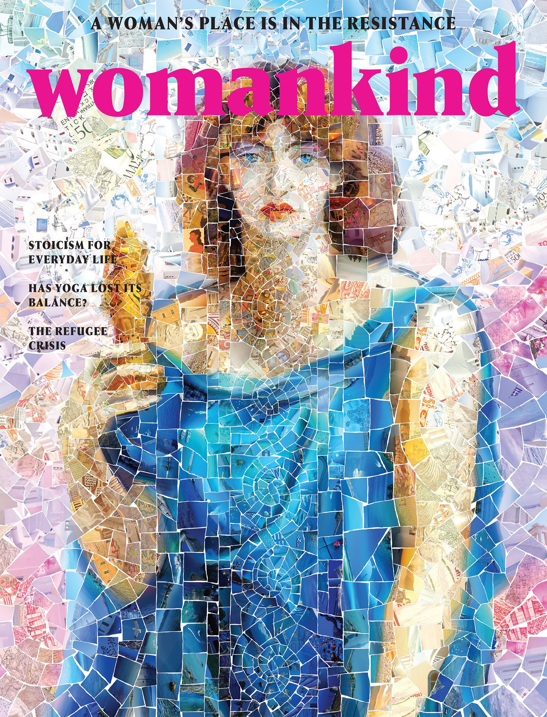 Magazine cover of #12 Womankind magazine Australia