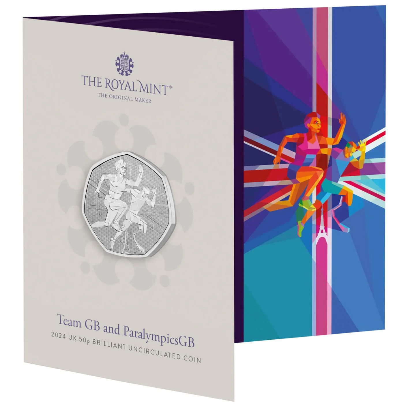 Team GB coin design Olympic Games illustration