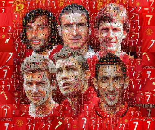 Manchester United No. 7 Mosaics, Bleacher Report