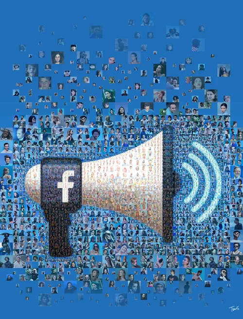 Facebook Icon Mosaic, Communications of the ACM