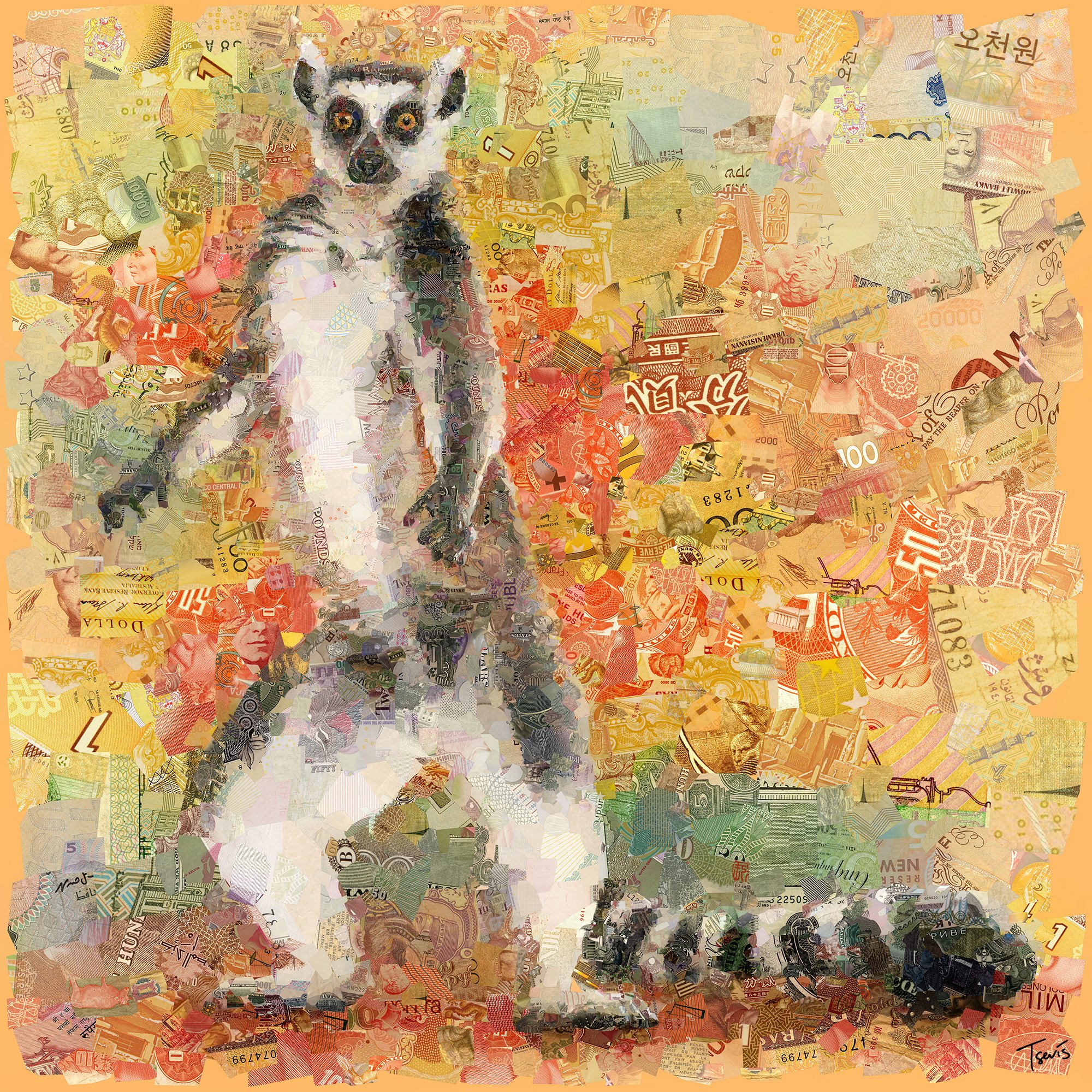 Charis Tsevis Limited Edition Money Zoo_Lemur (1).jpg