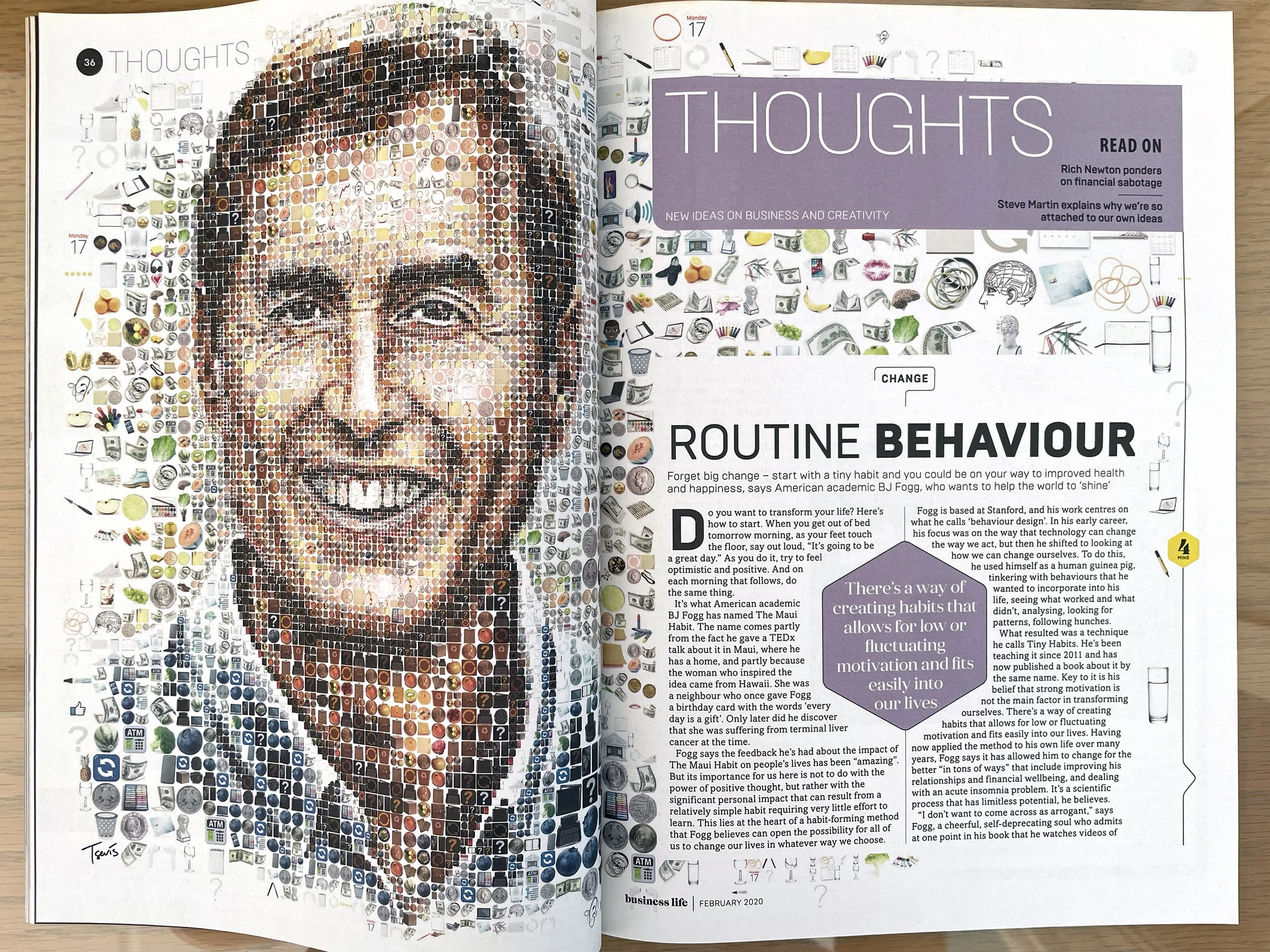 British Airways' Business Life magazine