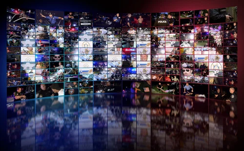 COPS TV Series Logo Mosaic, Wall Street Journal