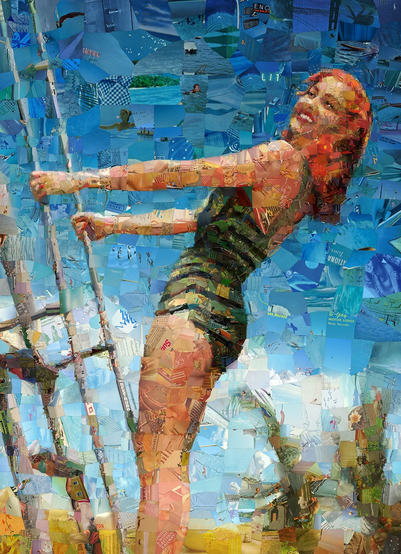 mosaic art of summer memories