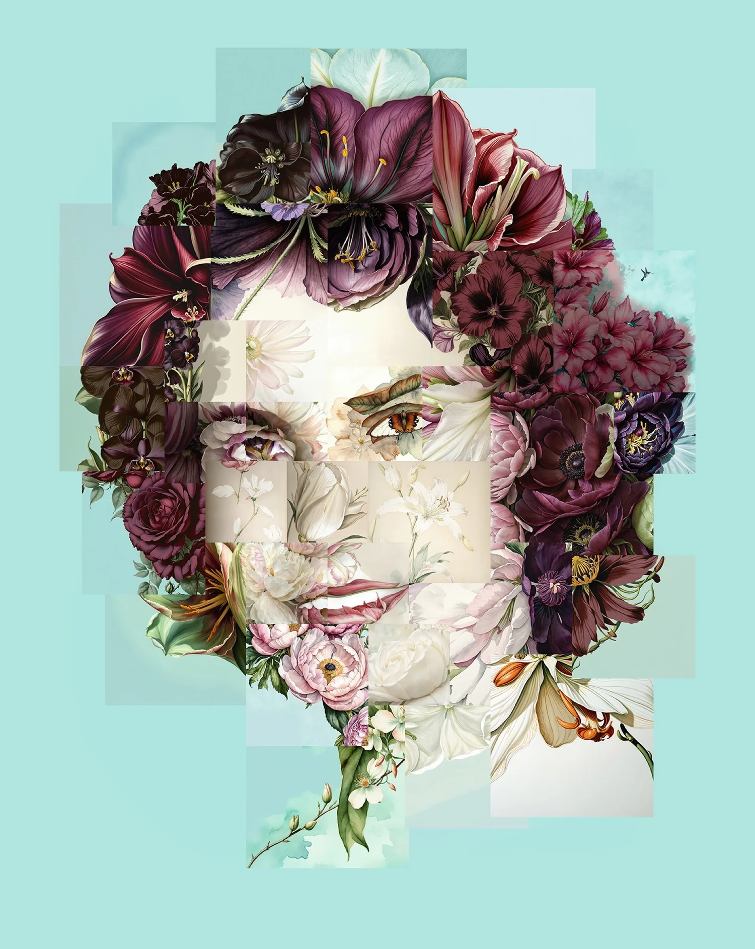 mosaic portrait