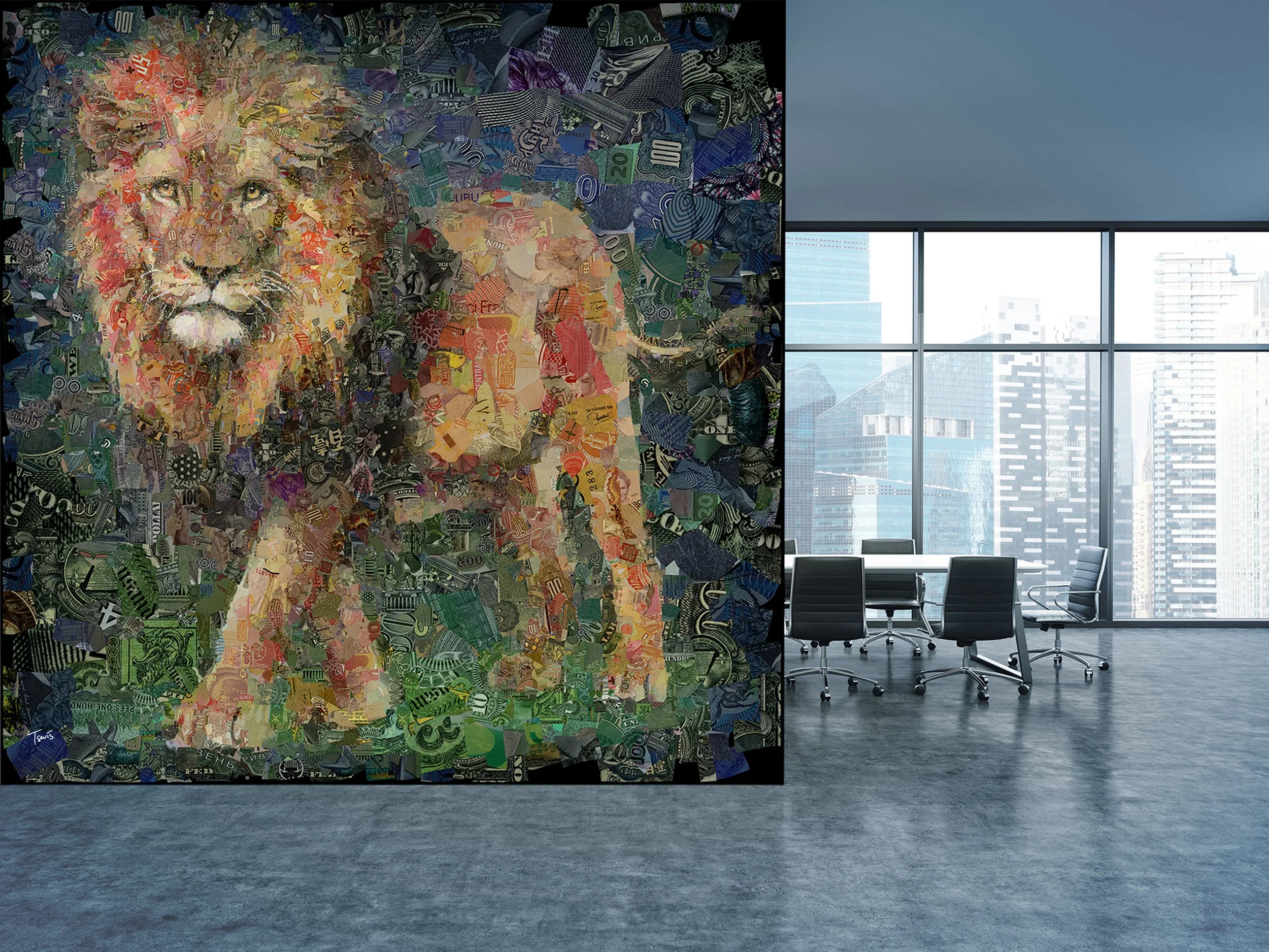 Charis Tsevis Limited Edition Money Zoo_Lion (3).jpg